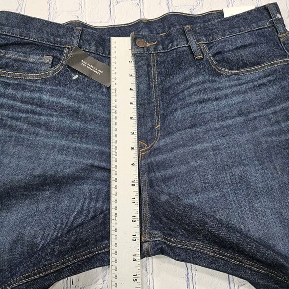 Banana Republic Blue Straight Fit Organic Cotton Stretch Jeans MENS SIZE 40X34 - Picture 4 of 13